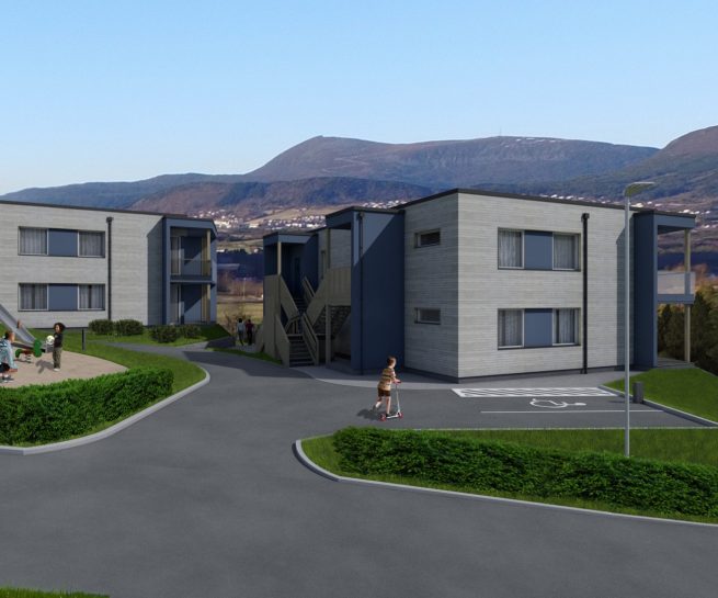 Du keturbučiai namai, Fræna komuna, Norvegija