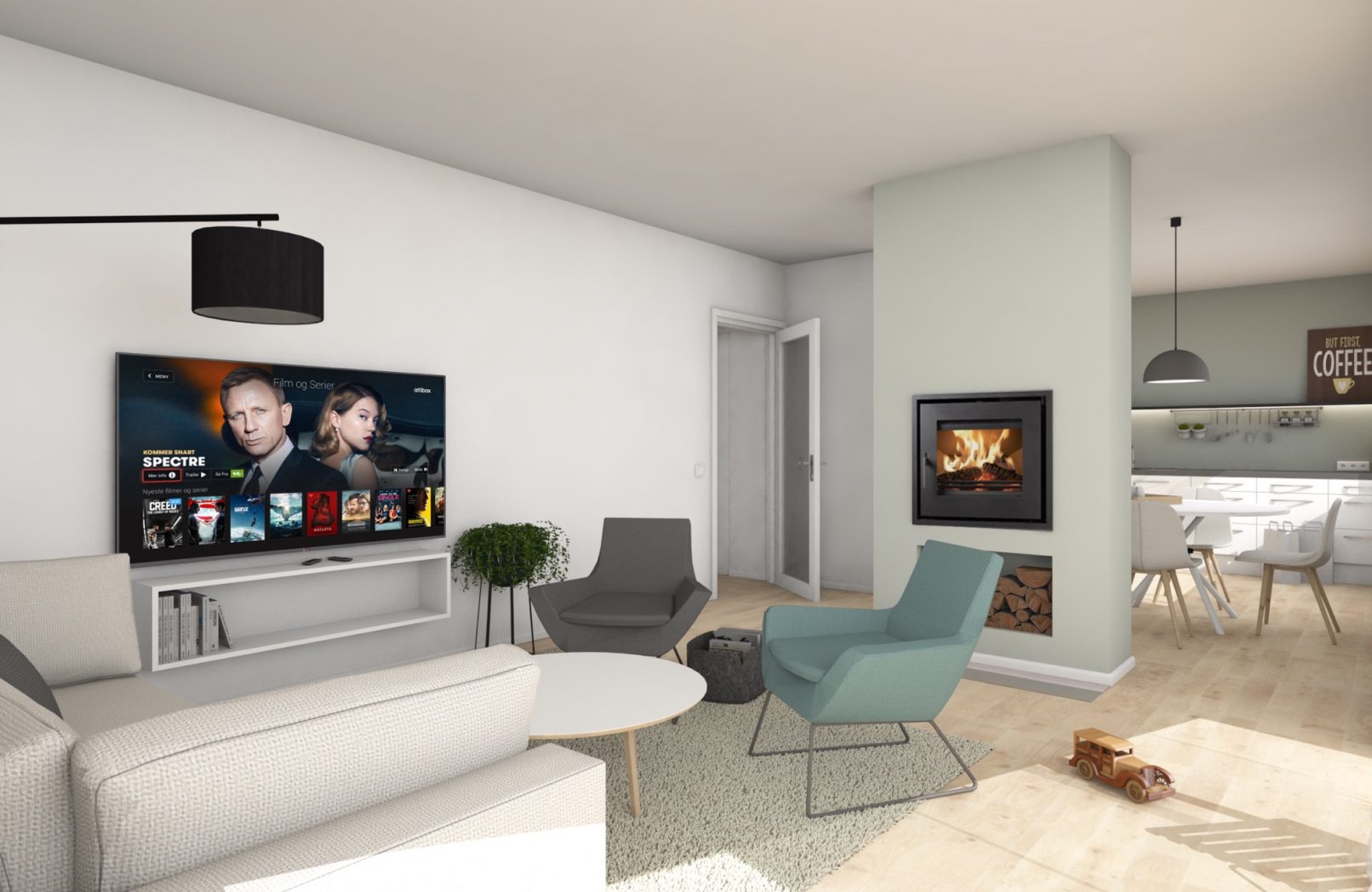 Du keturbučiai namai, Fræna komuna, Norvegija